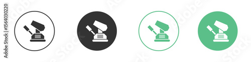 Floor sanding machine icon vector pictogram for ui ux interface elements