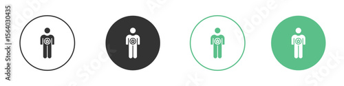 Good human icon vector pictogram for ui ux interface elements