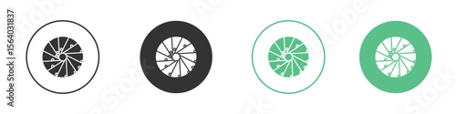 Perpetual motion icon vector pictogram for ui ux interface elements