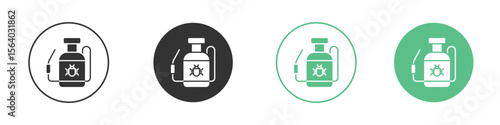 Pesticide icon vector pictogram for ui ux interface elements