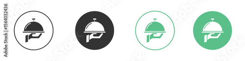 Restaurant Tray icon vector pictogram for ui ux interface elements