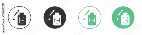 Serum icon vector pictogram for ui ux interface elements