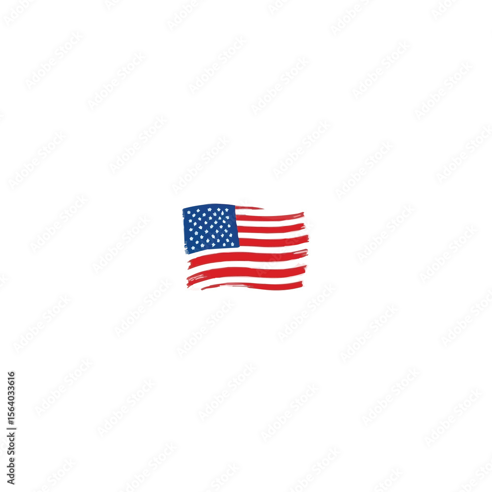 america flag watercolor america flag watercolor