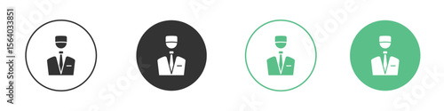 Valet icon vector pictogram for ui ux interface elements