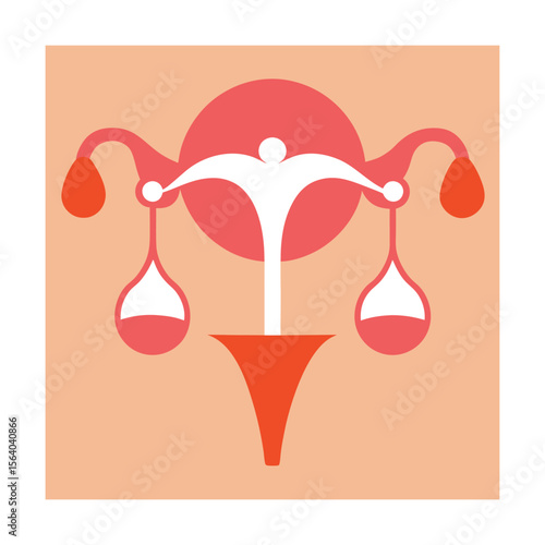 Uterus ovaries