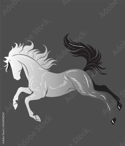 Adobe Illustrator Artwork speedy horse