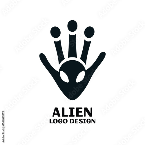 Alien Vector Logo Design