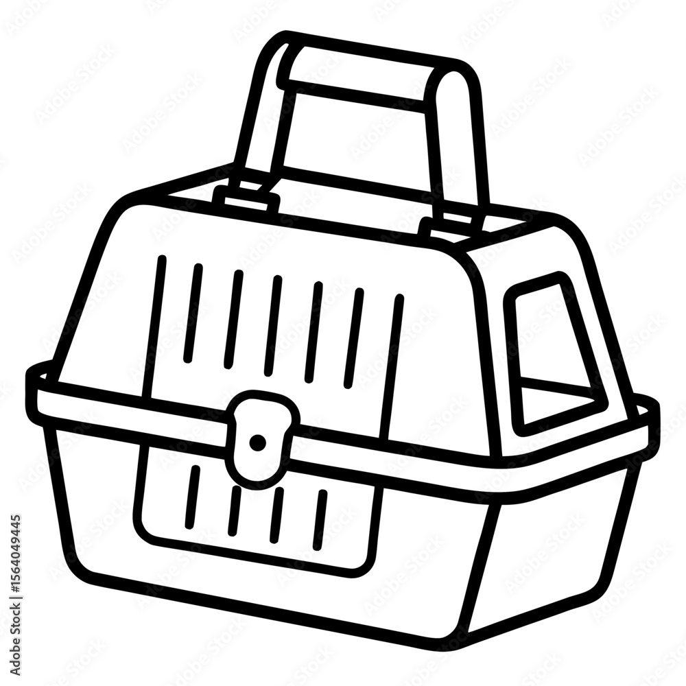 Pet Carrier icon celebrating pets with fun, colorful, and loveable graphic Pet Carrier icon celebrating pets with fun, colorful, and loveable graphic