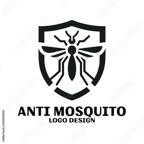 Anti Mosquito Vector Logo Design