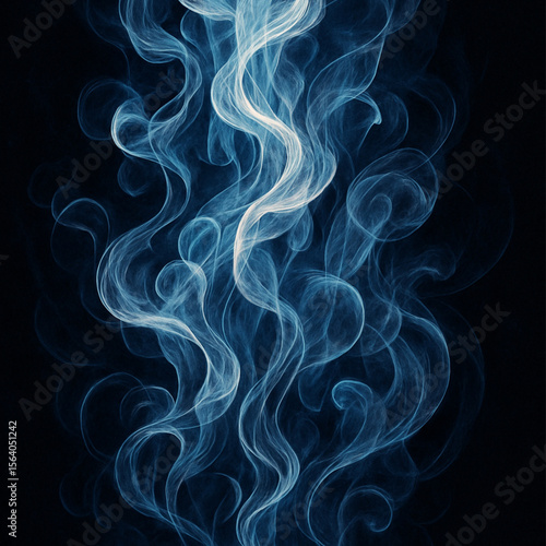 smoke on black background