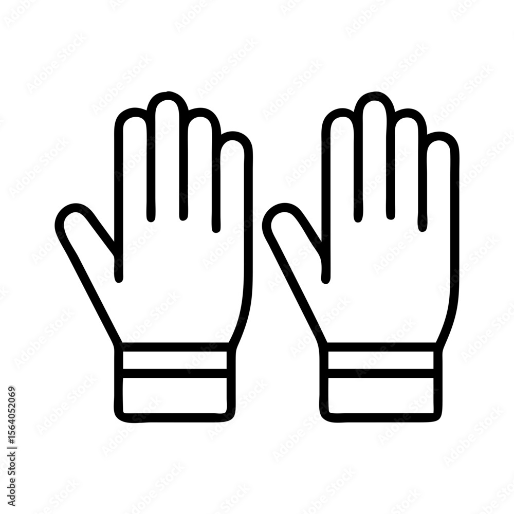 Isolated medical gloves icon vector illustration for healthcare and protection concept design on transparent background Isolated medical gloves icon vector illustration for healthcare and protection concept design on transparent background