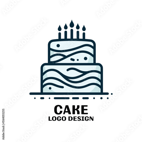Cake Vector Logo Design