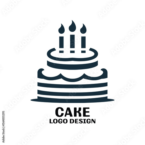 Cake Vector Logo Design