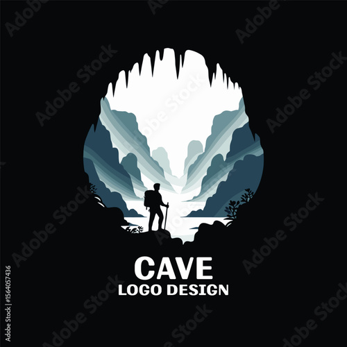 Cave Vector Logo Design