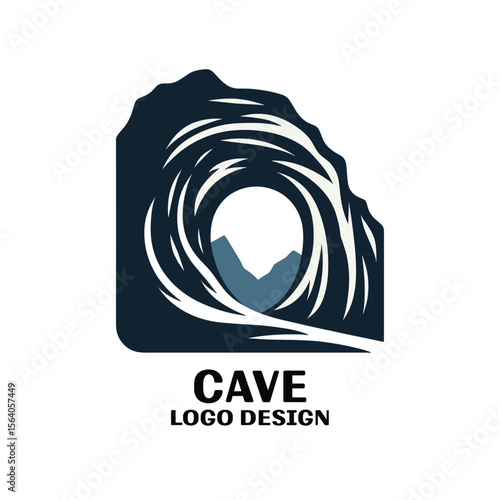 Cave Vector Logo Design