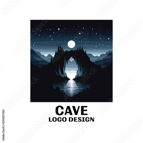 Cave Vector Logo Design