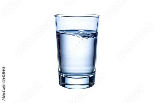 glass of water image isolated on transparent