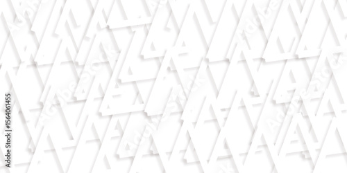 Seamless geometric pattern of white paper clips on a clean backdrop