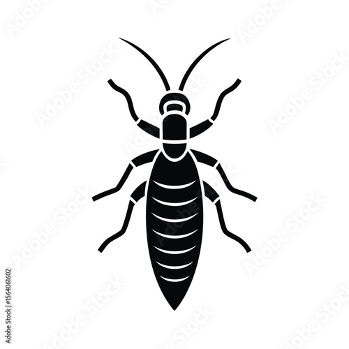 termite silhouette vector