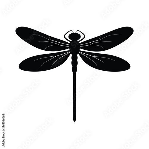 blue dasher silhouette vector