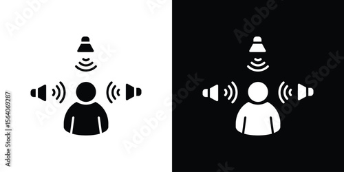 classification icon silhouette vector in black colors. flat symbol logo design style