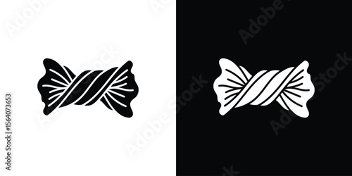 Squeeze icon silhouette vector in black colors. flat symbol logo design style