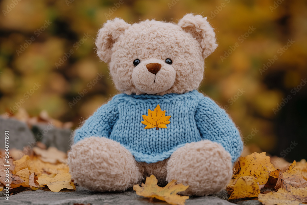 Nostalgic Scene for Childhood Stories & Emotional Branding - a stuffed animal in the woods Nostalgic Scene for Childhood Stories & Emotional Branding - a stuffed animal in the woods