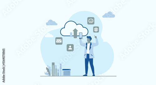 Cloud Computing Platform Connectivity And Data Sharing In Modern Business