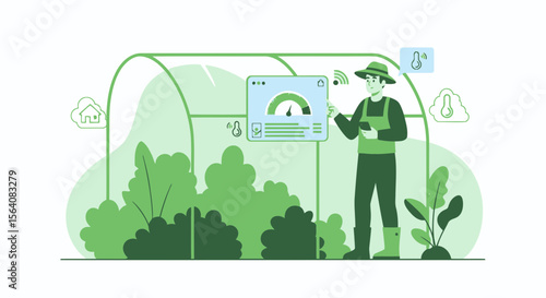 Modern Greenhouse Management Using Technology For Smart And Sustainable Agriculture