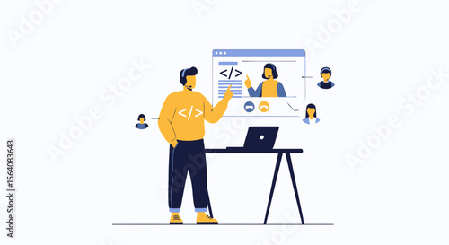 Online Coding Mentoring And Teaching Software Development Via Video Conference