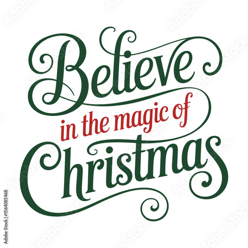 believe in the magic of christmas t shirt design 3