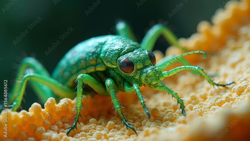 Naklejka premium Insect Vision Natural Scene