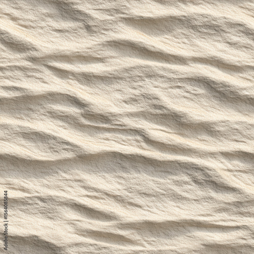 Obraz premium Wind-sculpted pale sand with linear texture