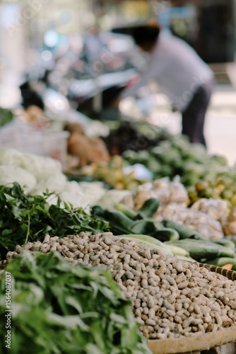 Asian Market Fresh Produce Stall.
