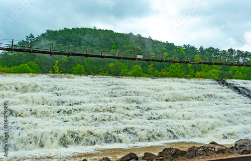 Ocoee Dam, a hydroelectric dam on the Ocoee River, one of the first hydroelectric projects in Tennessee