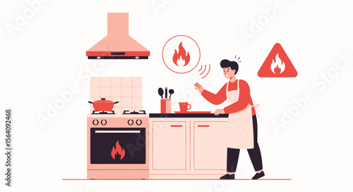 Alerted To Kitchen Fire By Smart Home Device Promotes Safety Awareness