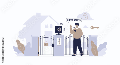 Granting Access Control Using Smart Home Technology With Wireless Video Intercom