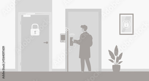 Modern Building Security System For Access Control And Identity Management