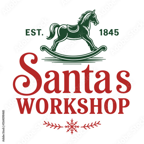 santas workshop t shirt design