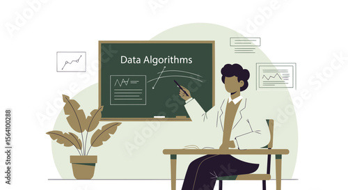 Teaching Data Algorithms For Computational Understanding And Statistical Analysis