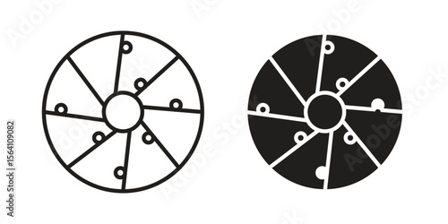 Perpetual motion icon in Thin linear and flat style. sign and symbol set