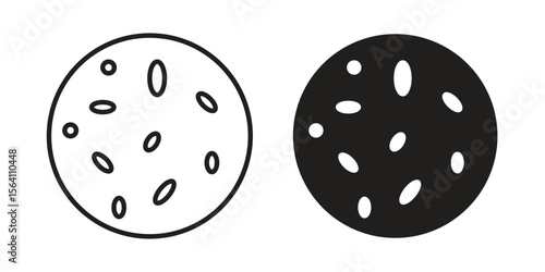 Thalassaemia icon in Thin linear and flat style. sign and symbol set