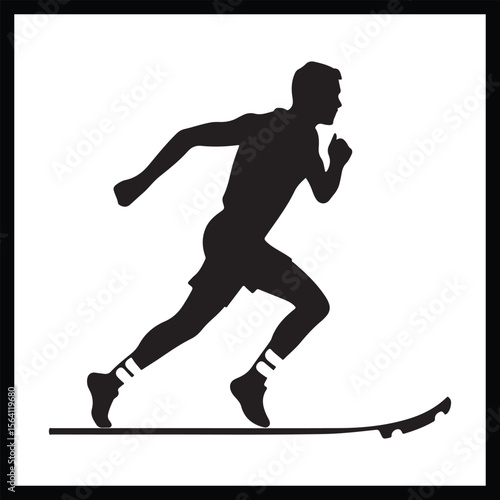 Paralympic Silhouette Clipart Design