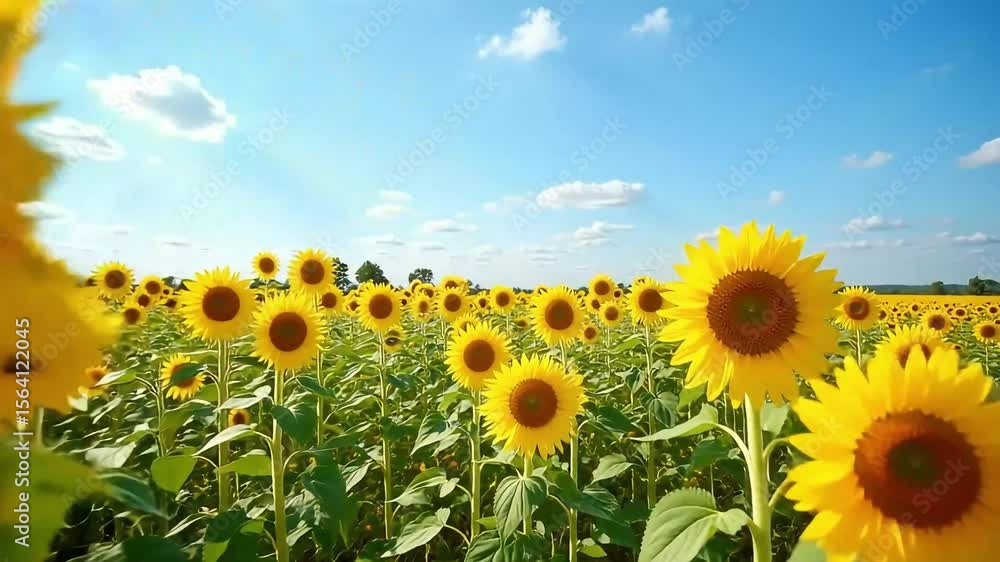Sunflower field under blue sky scenic beauty summer nature background flower photography bright yellow petals Sunflower field under blue sky scenic beauty summer nature background flower photography bright yellow petals