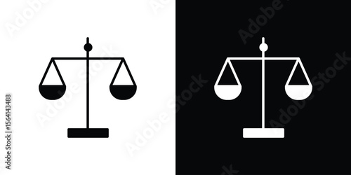 Economies of scale icon simple flat graphic illustrations. Black and white silhouette vector