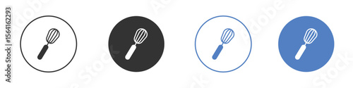 Whisk icon set. for mobile concept and web design.