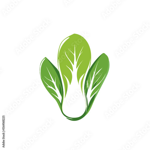 My A Simple flat 2D illustration sliced bok choy isolated on transparent background, vector, flat design, animation design, simple flat 2D icon, clipart, flat 2D, design by me. My vector