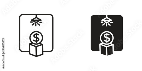Business incubator icon Design Illustrations. editable web icons