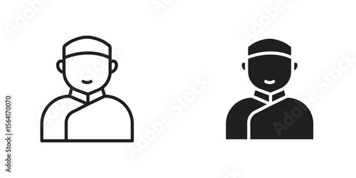Concierge icon Design Illustrations. editable web icons