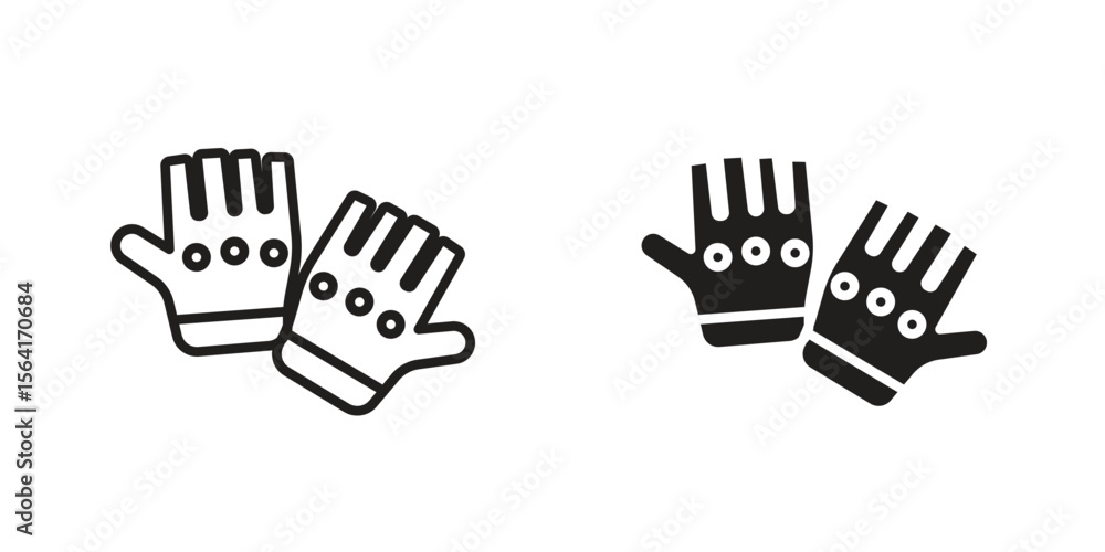 Fitness Gloves icon Design Illustrations. editable web icons Fitness Gloves icon Design Illustrations. editable web icons